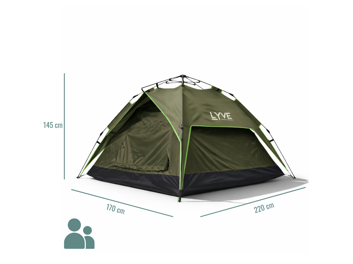 popup zelt 2 personen Lyve Pop-Up XL